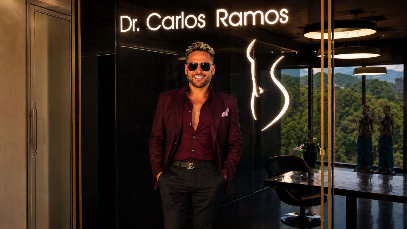 Dr. Carlos Ramos en su consultorio — CRC Soluciones Estéticas